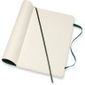Блокнот MOLESKINE Classic Soft Large, клетка, зелёный QP617K15