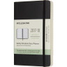Еженедельник MOLESKINE Academic Soft Weekly Pocket, черный DSB18WN2