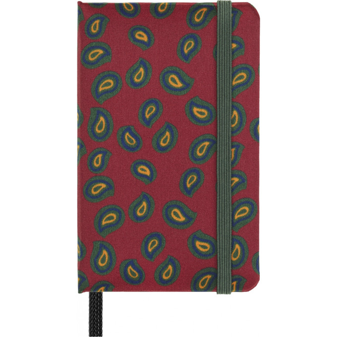 Блокнот MOLESKINE LIMITED EDITION PRESCIOUS & ETHICAL SILK XS 65х105 мм 160 стр. нелинованный, твердая обложка, бордовый LEPSILKMP012BDX